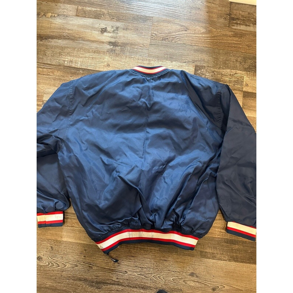 VINTAGE STARTER CLEVELAND INDIANS CHIEF WAHOO PULLOVER JERSEY IN SIZE MEDIUM - Picture 3 of 5